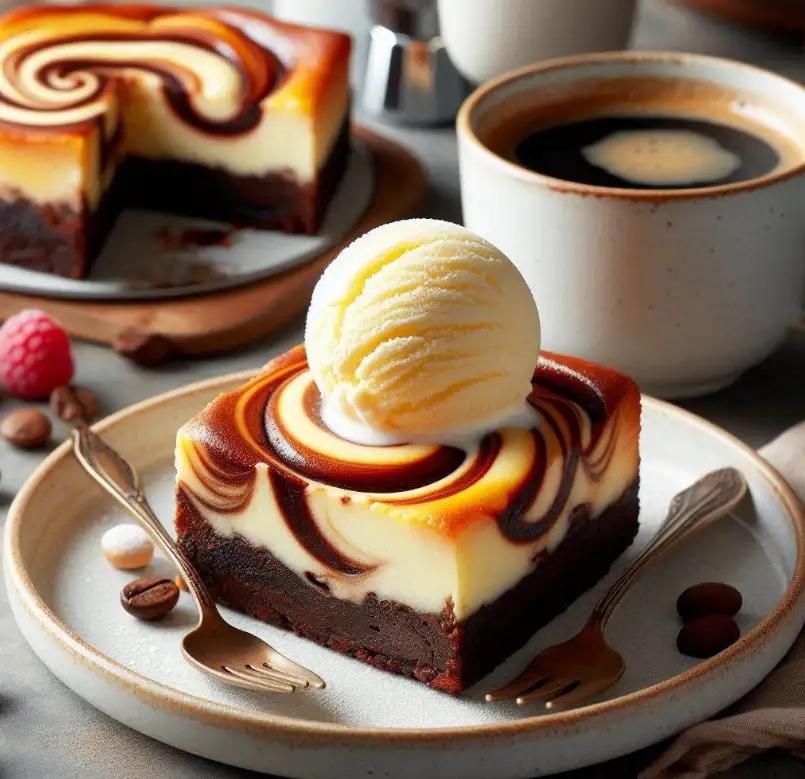 Cheesecake Swirl Brownies