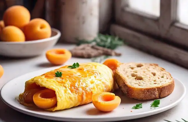 apricot omelette