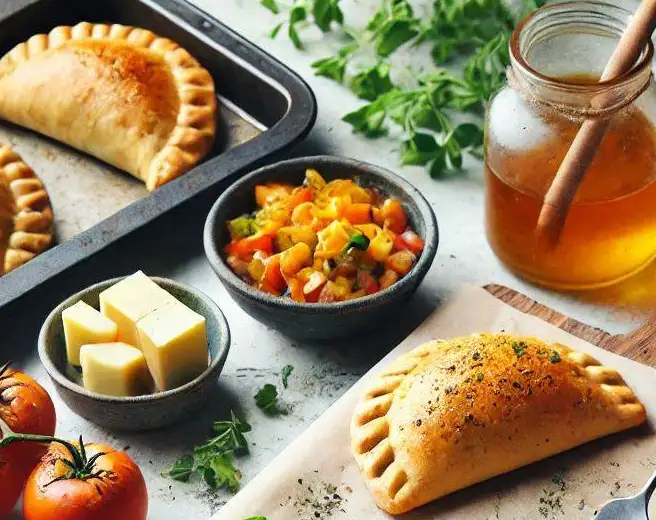 cheese and vegetable pasties recipe