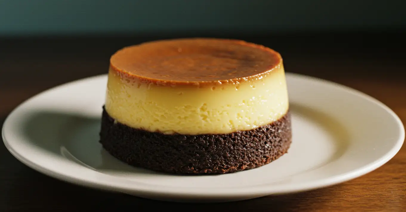 chocoflan individual