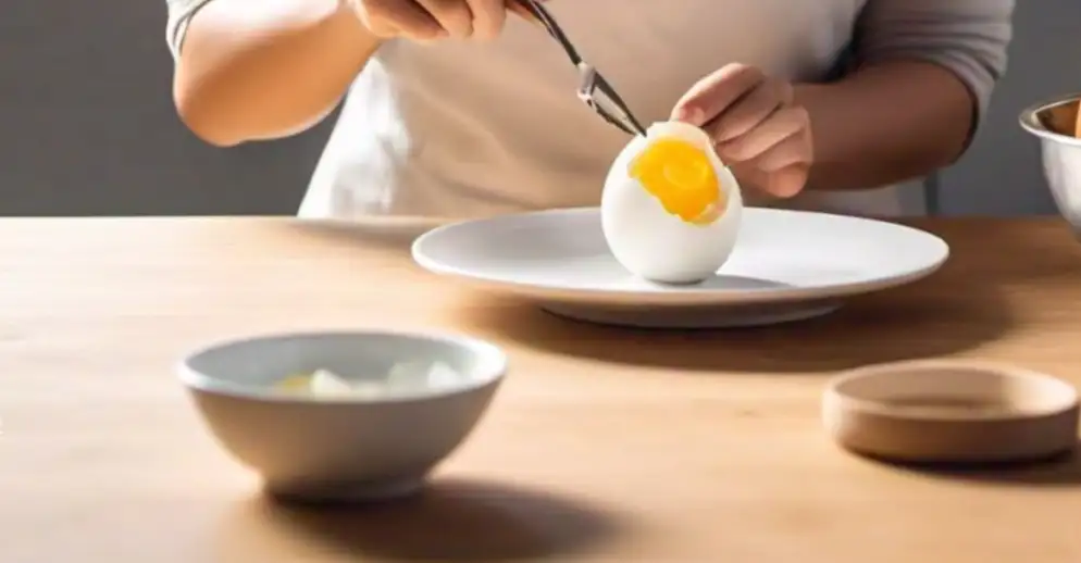 how to peel hard boiled eggs that are sticking