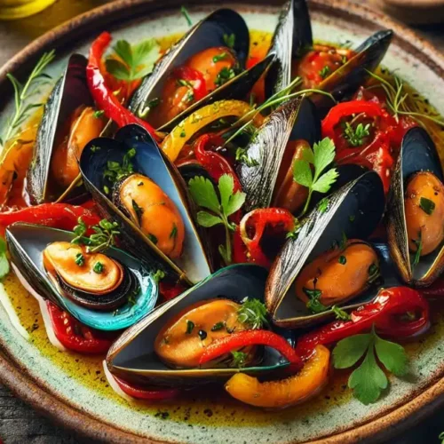 mussels escabeche