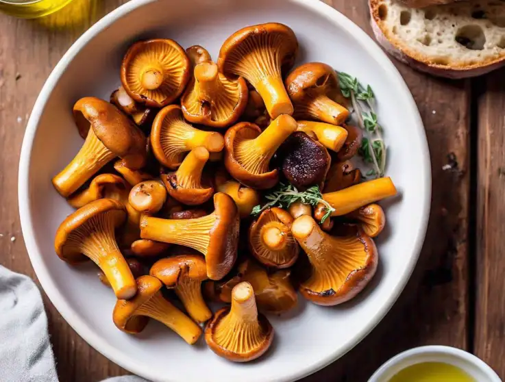 roasted chanterelles