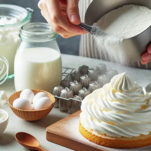 adding milk powder to swiss meringue buttercream