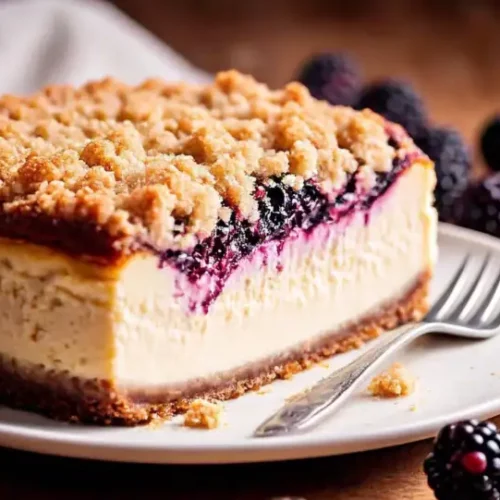 blackberry crumble cheesecake