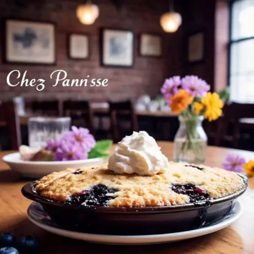 chez panisse blueberry cobbler