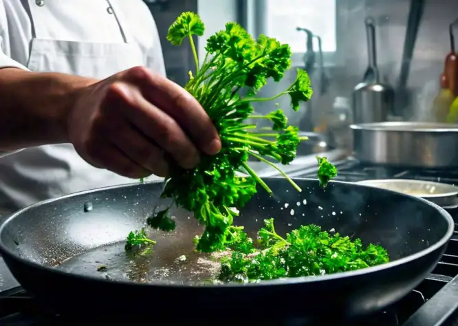 fried parsley