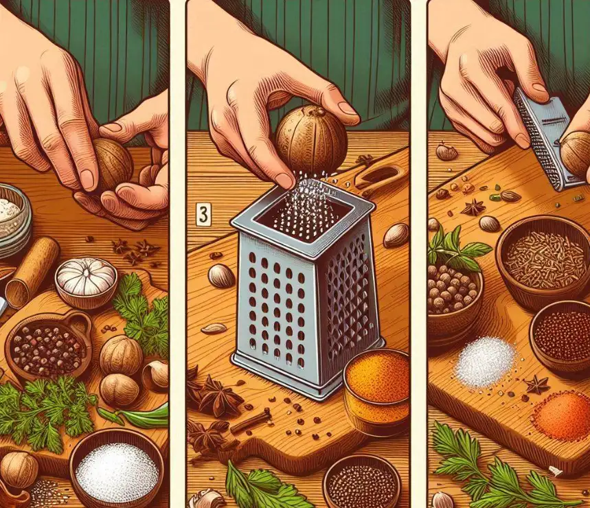 how to grate nutmeg