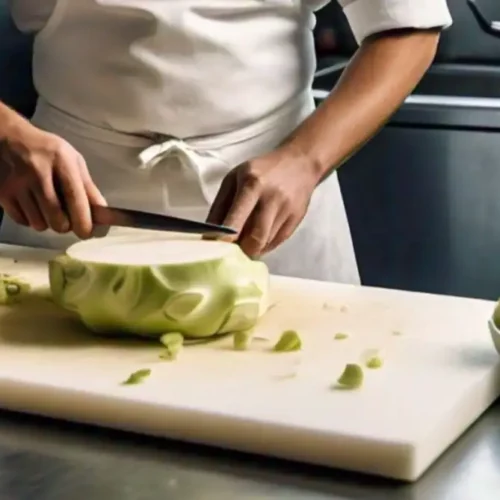 how to prepare a kohlrabi