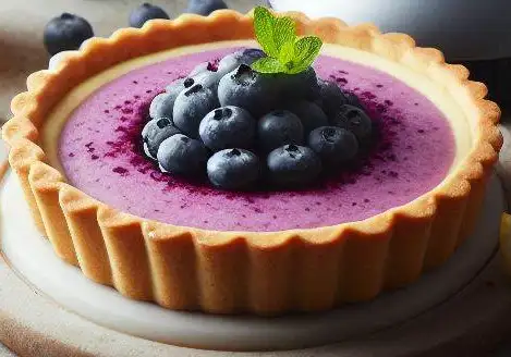 lemon blueberry tart