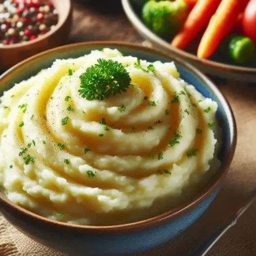 mashed potatoes cooked in milk