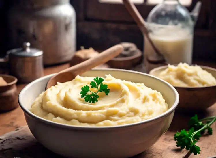 milk-simmered mashed potatoes