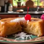 miso pecan butter mochi cake
