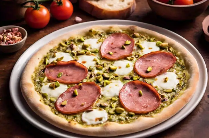 mortadella pizza