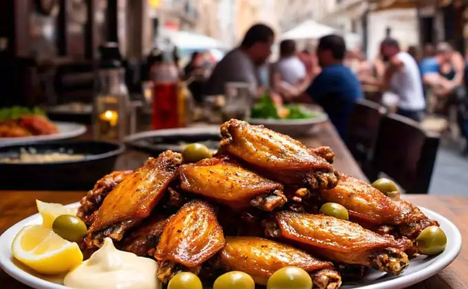 spanish chicken wings